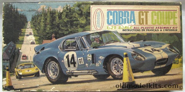 Aurora 1/32 Cobra GT Coupe, 669-100 plastic model kit